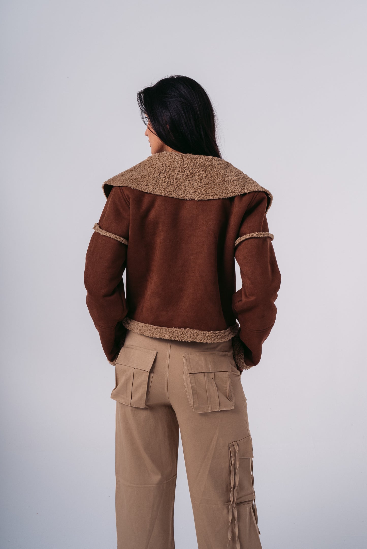 Double-Faced Jacket in Brown