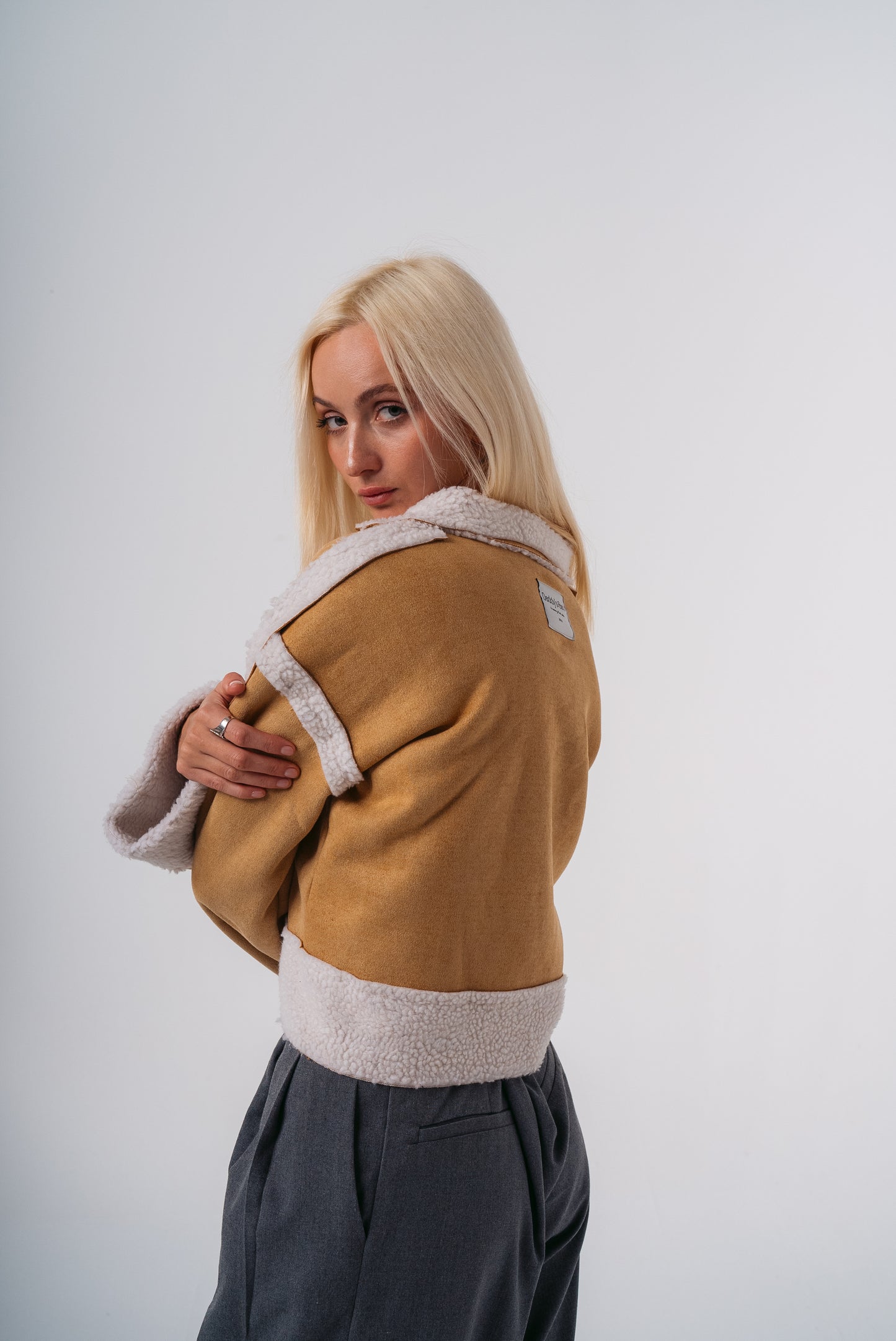 Double-Faced Jacket in Mustard