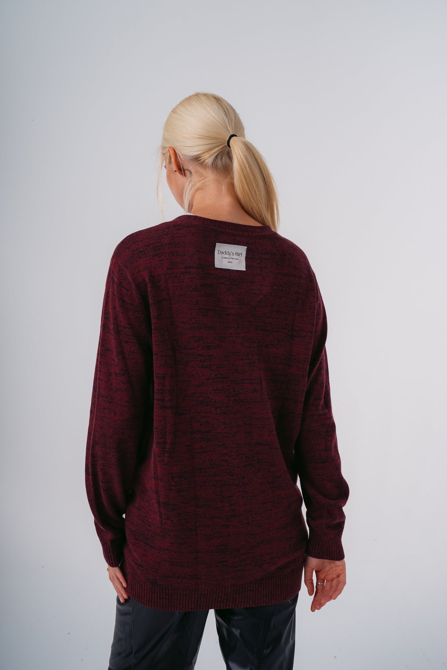 Two-Toned Knit Cardigan