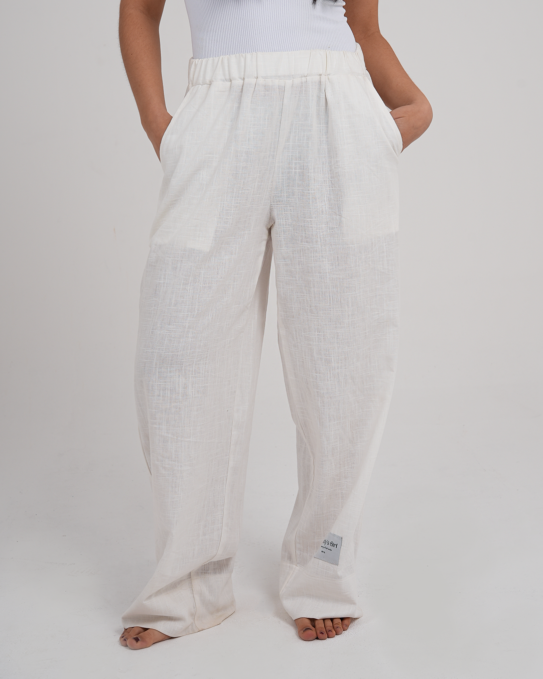 Wide Leg Linen Pants