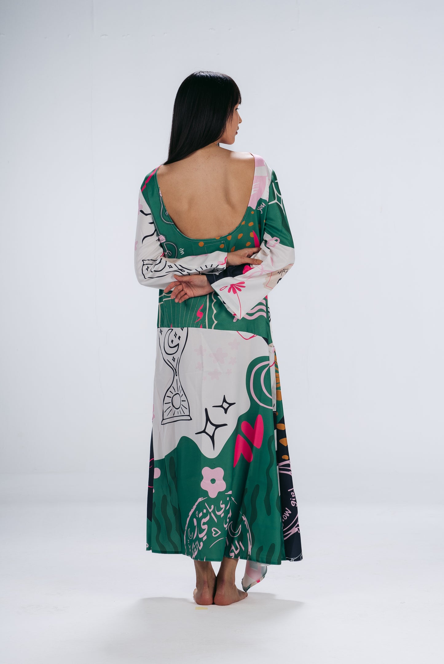 Open-back Maxi Dress