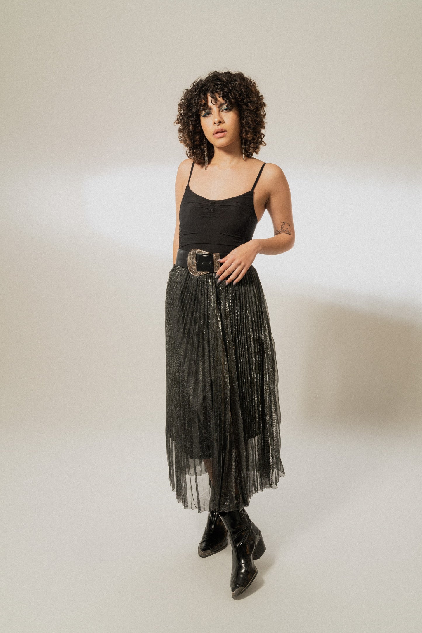 Black Long Maxi Skirt