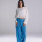 Double Waisted Pants in Blue