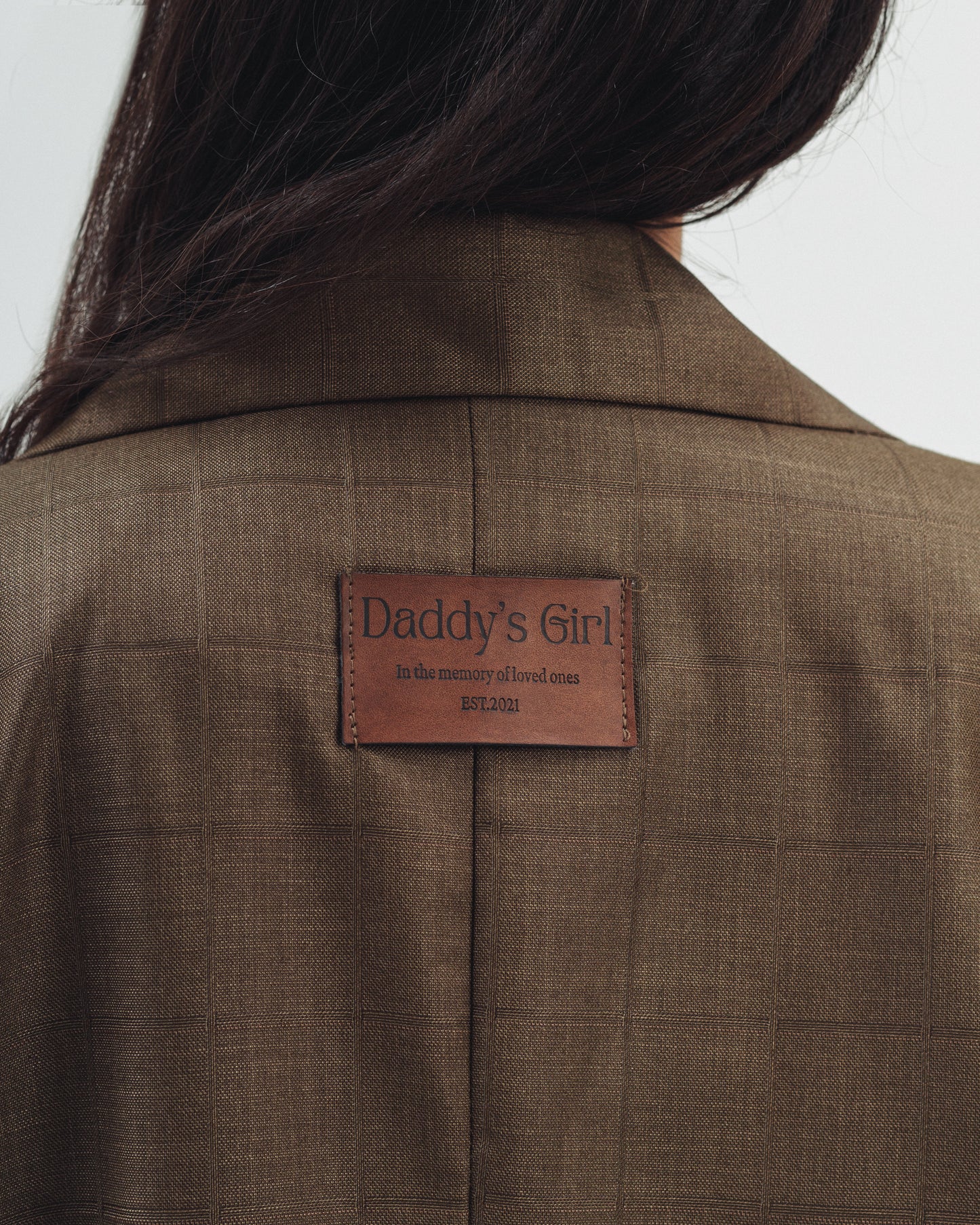 Linen Blend Blazer With Decorative Buttons in Olive