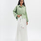 Wrapped Shirt Maxi Skirt