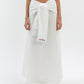 Wrapped Shirt Maxi Skirt