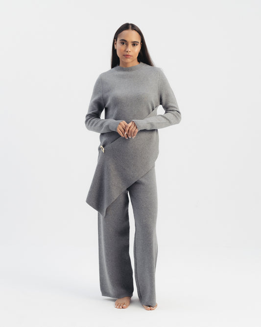 Wrap Detail Knit Set