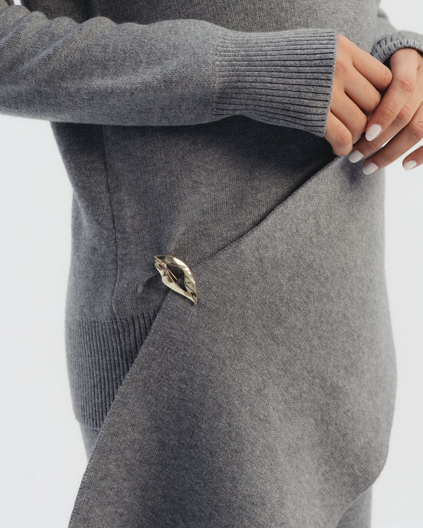 Wrap Detail Knit Set