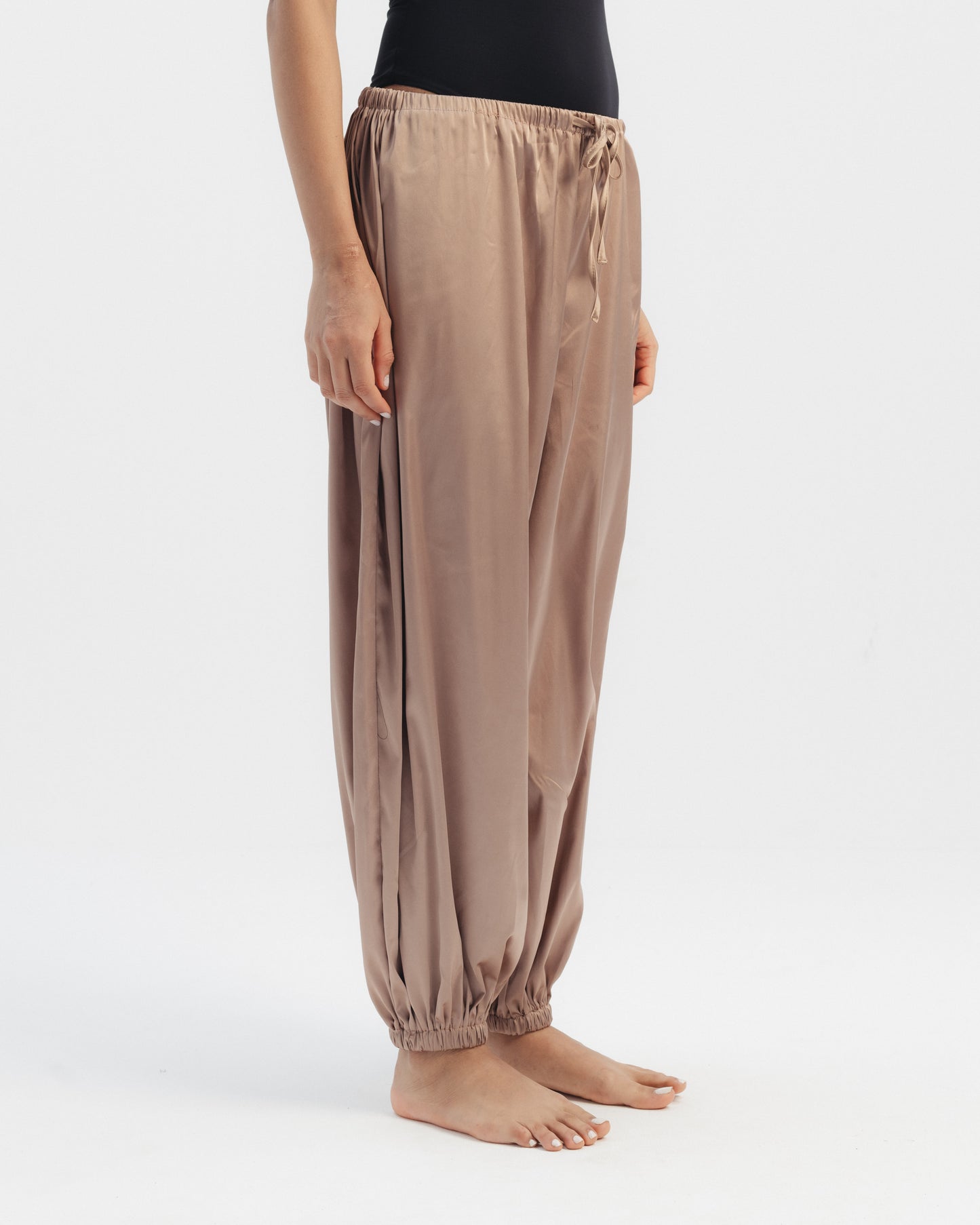 Satin Jogger Trousers