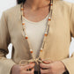 Beaded Detail Linen Blazer