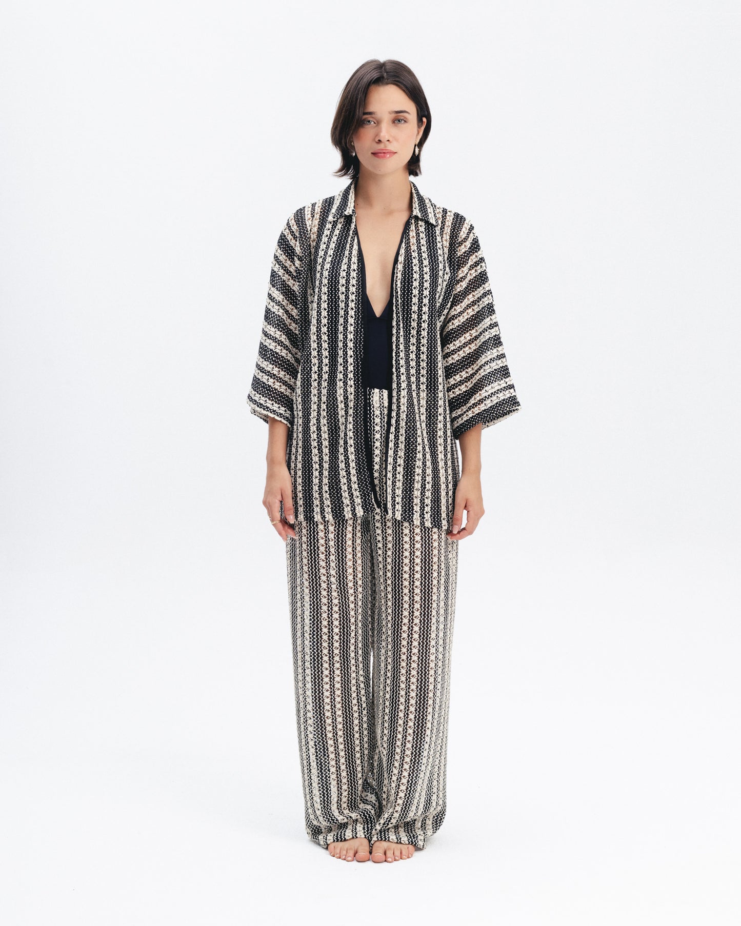 Crochet Striped Pants