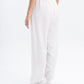 Layered Linen-Blend Pants in White