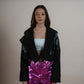 Pre-Order Double-Faced Leather Jacket in Black