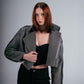 Pre-Order Double-Faced Leather Jacket in Grey