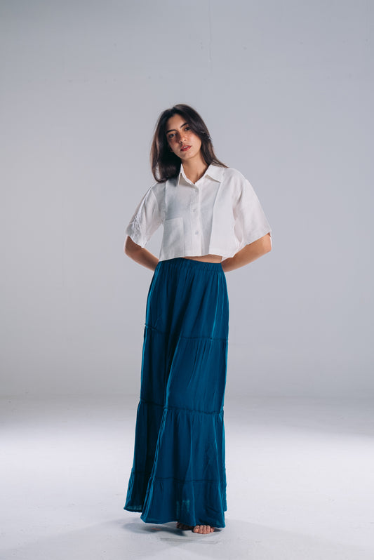 Maxi Skirt in Blue