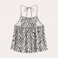Zebra Print Halter Top