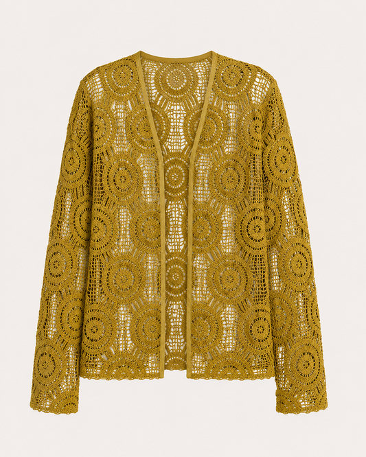 The Crochet Knit Cardigan
