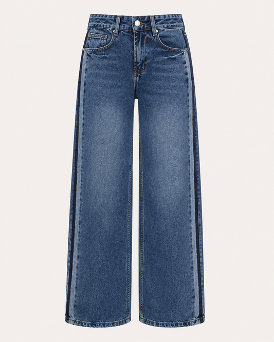 Mid-Rise Jeans in Blue