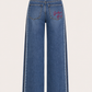 Mid-Rise Jeans in Blue
