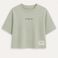 je t'aime Papa T-shirt in Sage Green