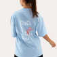 “Dad, I love you” T-shirt in blue