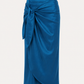 Wrapped in Style Skirt in Teal