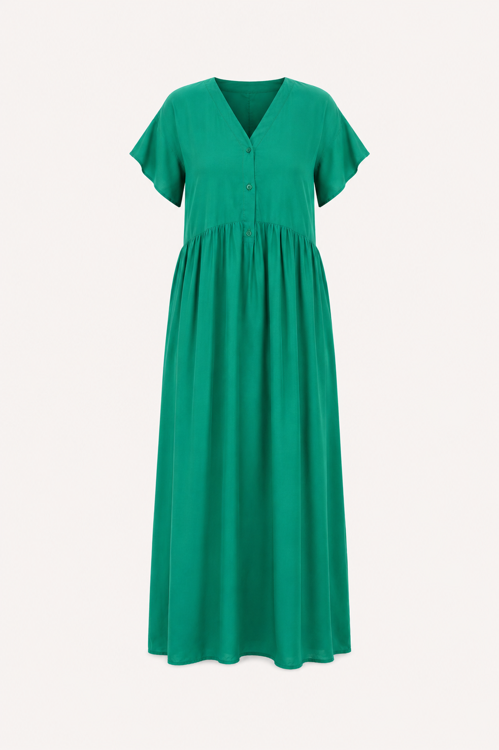 Short  Sleeve Flowy Dress