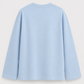 Signature "Bent Abouha" Embroidery Long Sleeve T-shirt in Blue