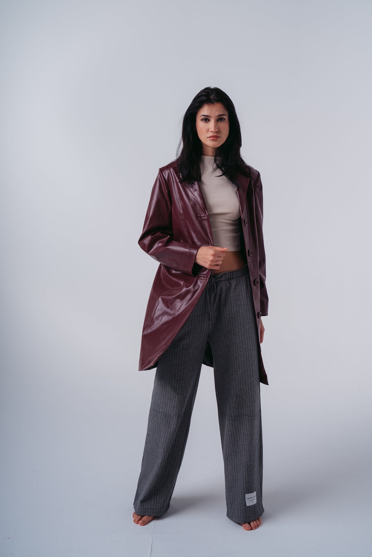 Wide-Leg Pants with Waistband