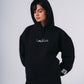 Basic Bent Abouha Hoodie in Black