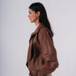 Biker Jacket in Brown