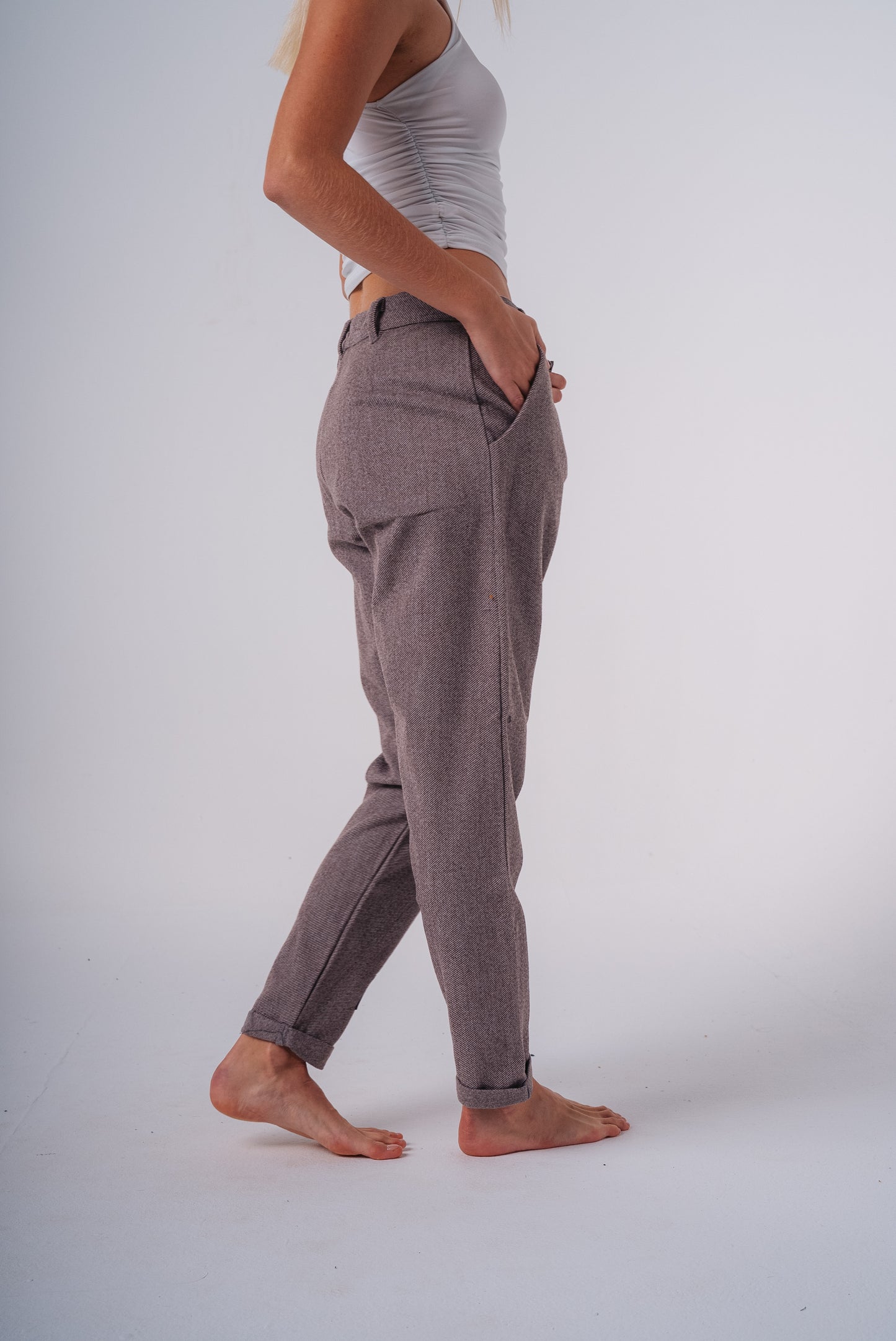 Straight Fit Trousers