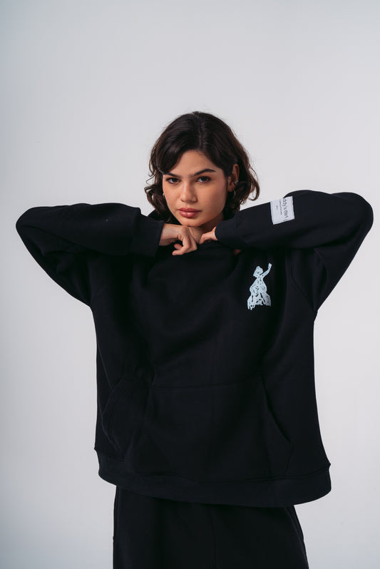 Unlock the Story of Two Hoodie in Black