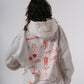 Unlock the Story of Two Hoodie in White