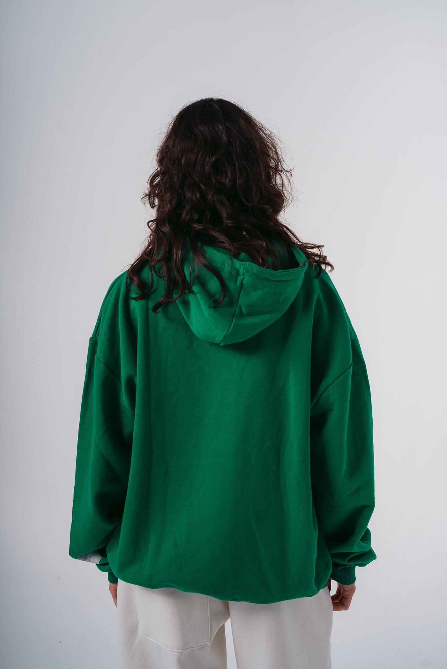 Basic Bent Abouha Hoodie in Green