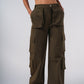 8 Pockets Cargo Pants in Olive