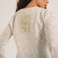 Buttoned Embroidered Blouse