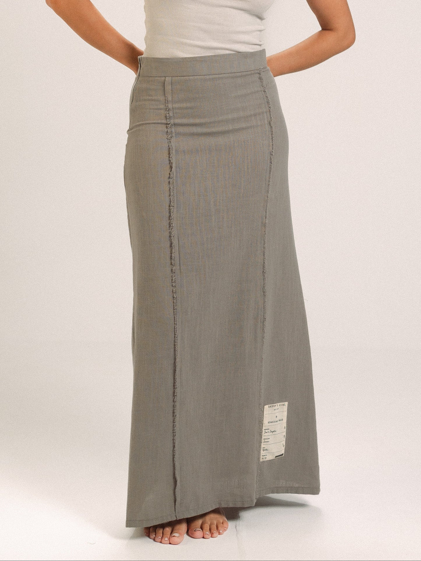 Straight Maxi Skirt