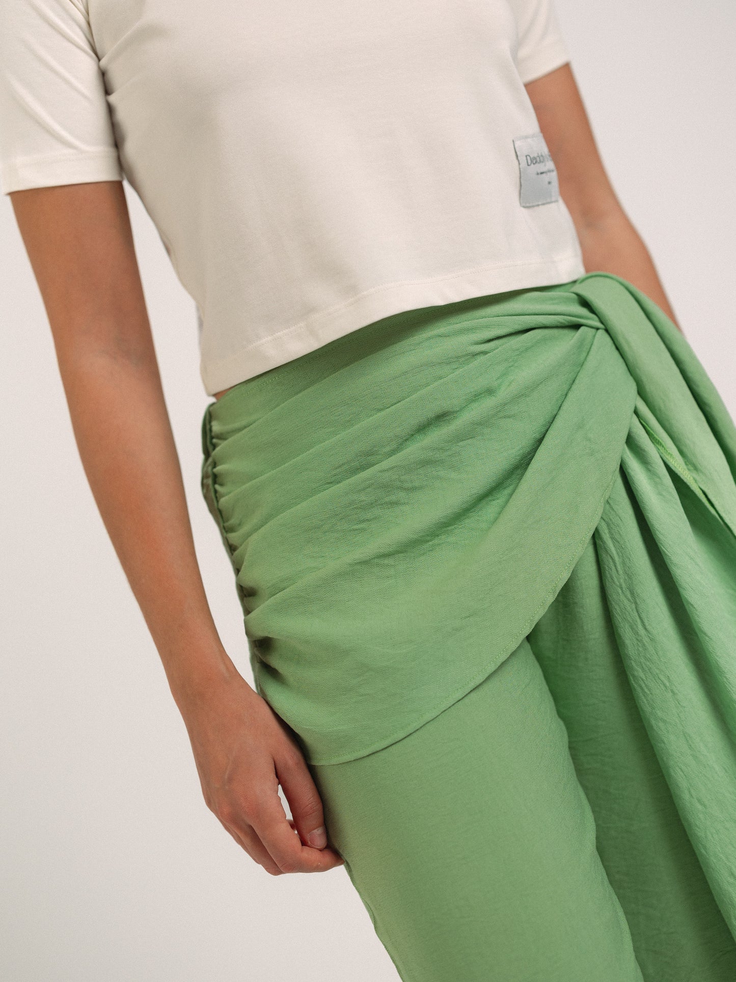 Wrap-Front Trousers