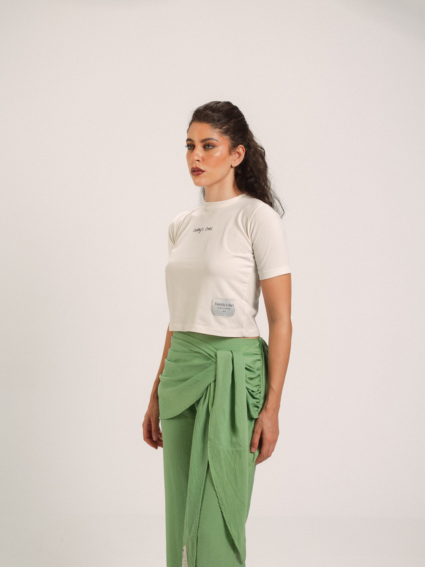 Wrap-Front Trousers