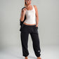 Basic Bent Abouha Sweatpants in Grey