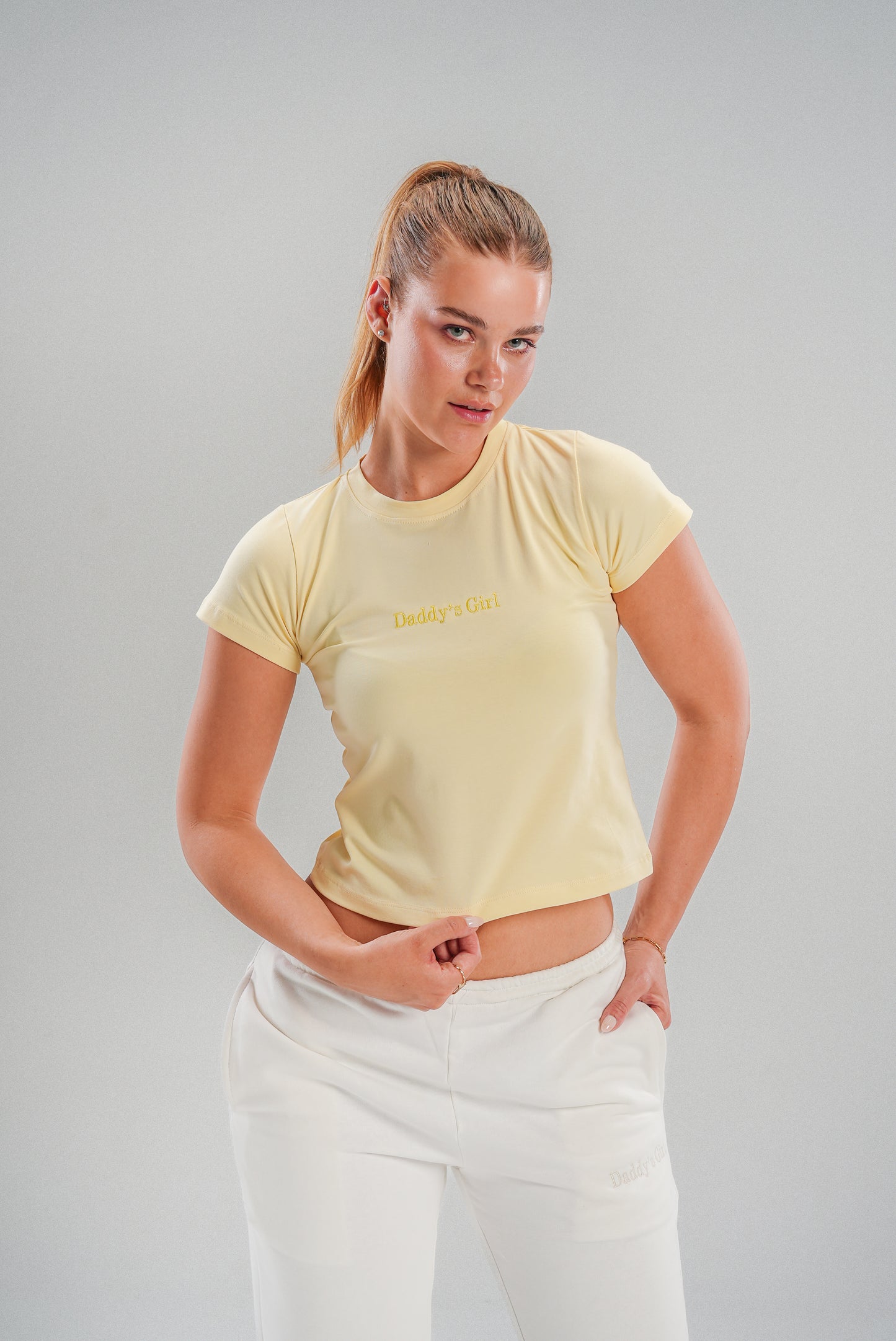 Daddy's Girl Baby T-shirt in Yellow