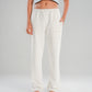 Straight Fit Sweatpants in White