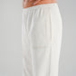 Straight Fit Sweatpants in White