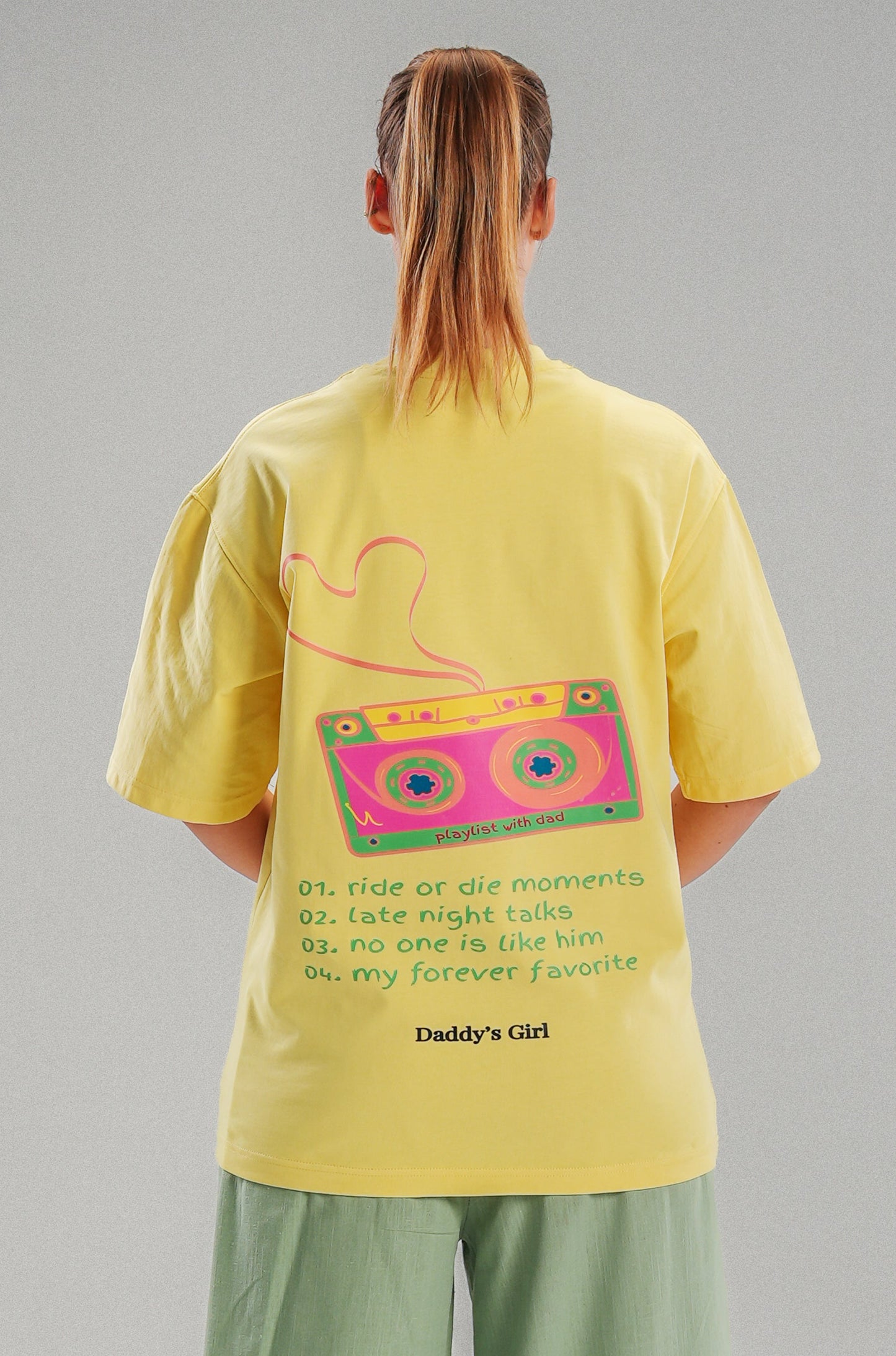 The Cassette T-shirt in Yellow