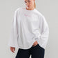 Bent Abouha Long Sleeve T-shirt in White