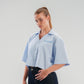 Daddy's Girl Cropped Chemise in Blue