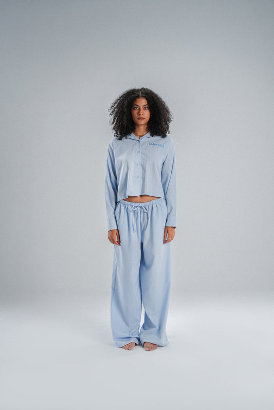Linen Pants in Blue
