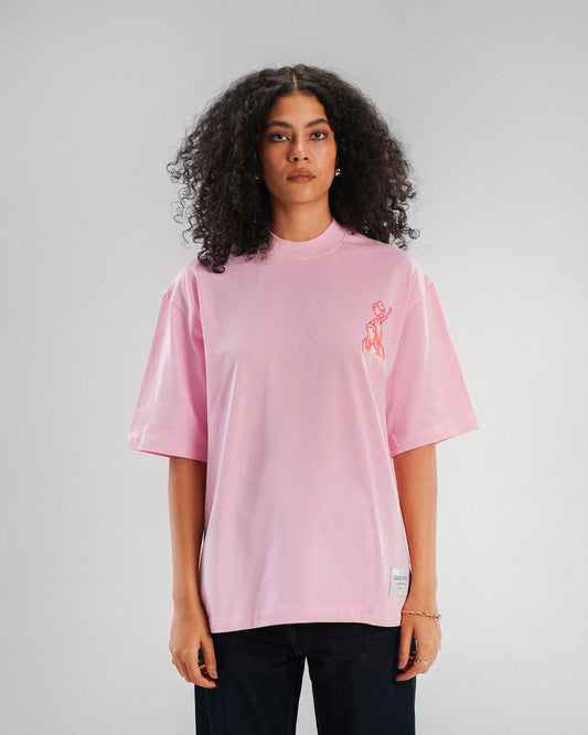 “Daddy’s Girl Back” T-shirt in Pink