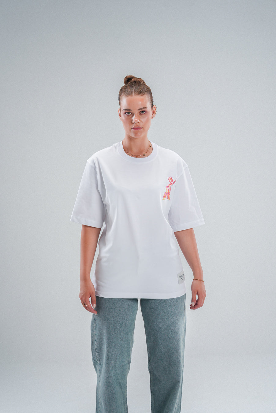 "Daddy’s Girl Back" T-shirt in White